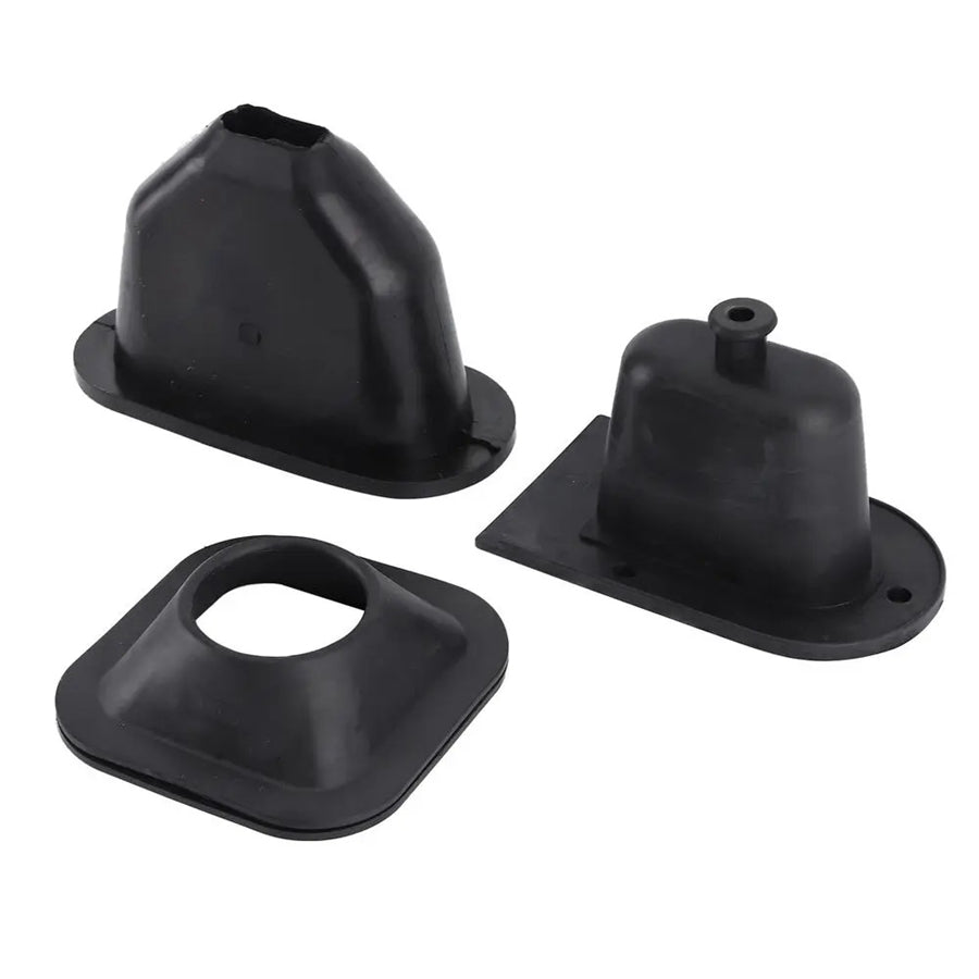 3 Pcs GEAR & HANDBRAKE LEVER RUBBER BOOT GAITER KIT -DA2466 Fit for LAND ROVER SERIES 2A & 3